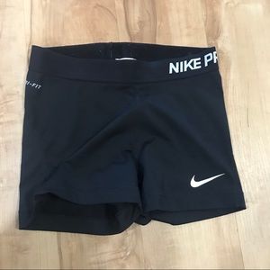 Nike Pro Size 3” Shorts Medium Black